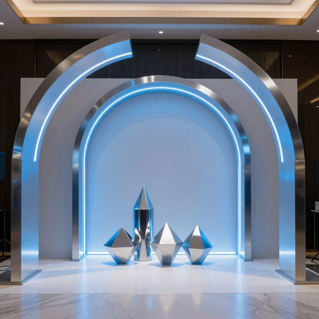 Immersive photo zone installation by Siftingpure